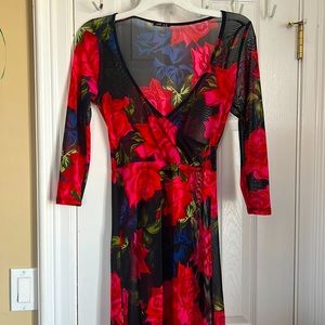 Flower see through dress/ summer dress/ sexy wear